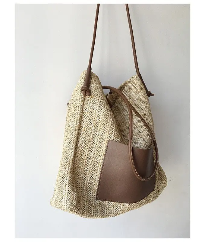 JIOMAY Eco-Luxury Straw Tote - Designer Beach Bag 5 Sa3f1e500a43642eb8aa30847ef3c60cd7