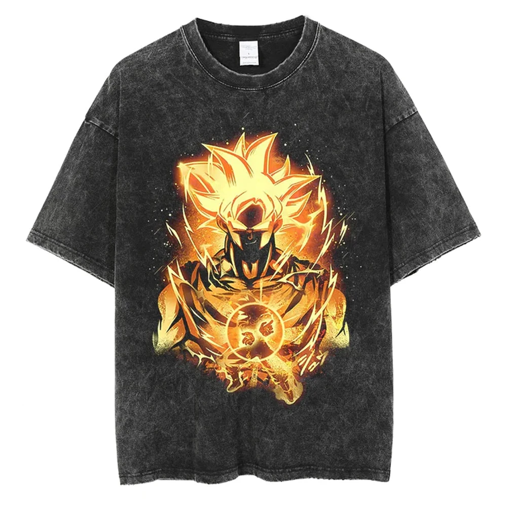 Summer Fashion Men T Shirt Harajuku Anime Dragon Ball Print Vintage T-Shirt Cotton Short Sleeve Black Washed Tops Tees Clothing
Summer Fashion Men T Shirt Harajuku Anime Dragon Ball Print Vintage T-Shirt Cotton Short Sleeve Black Washed Tops Tees Clothing