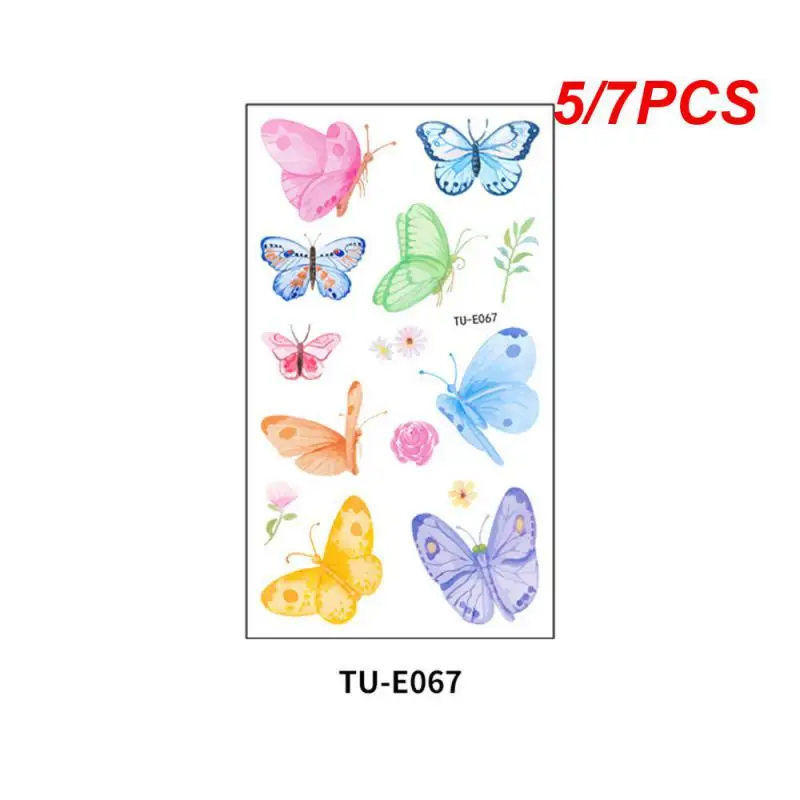 5/7PCS Water Proof Butterfly Creative And Interesting Green Health Simple Operation Waterproof And Sweatproof Tattoo Stickers
5/7PCS Water Proof Butterfly Creative And Interesting Green Health Simple Operation Waterproof And Sweatproof Tattoo Stickers