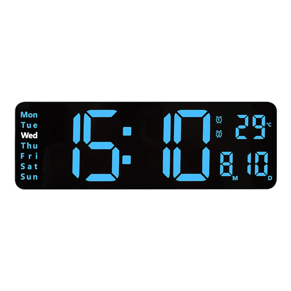 External Power Supply Digital Clock All Black Casing Can Be Controlled Remotely External Power Supply Large Screen Display
External Power Supply Digital Clock All Black Casing Can Be Controlled Remotely External Power Supply Large Screen Display