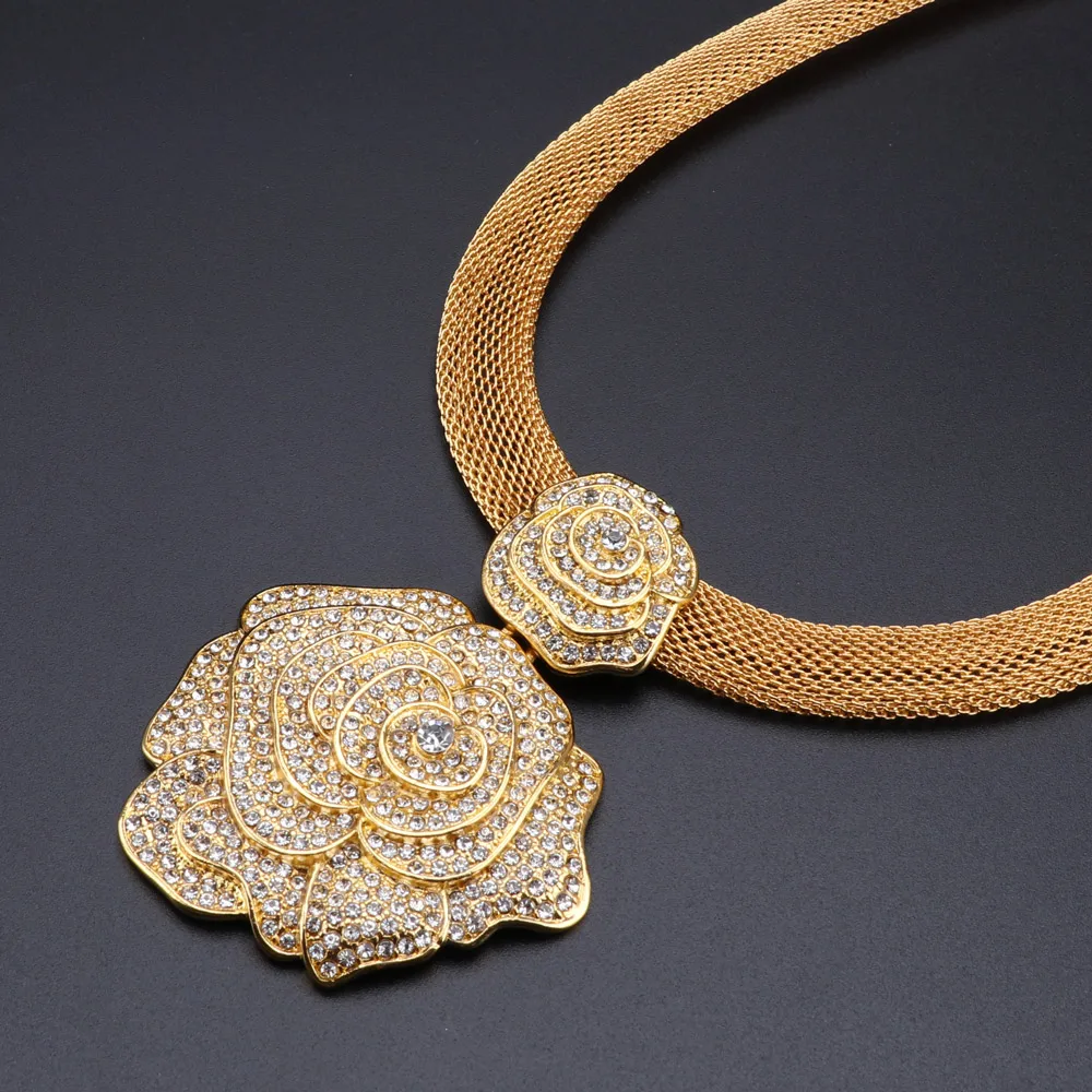 Dubai Gold Color Jewelry Sets For Women Bridal Luxury Necklace Earrings Bracelet Ring Set African Wedding Party Gifts 3 Mallzona Sa3f4cd994082474aa31e4bd3a77f1345X Dubai Gold Color Jewelry Sets For Women Bridal Luxury Necklace Earrings Bracelet Ring Set African Wedding Party Gifts Mallzona