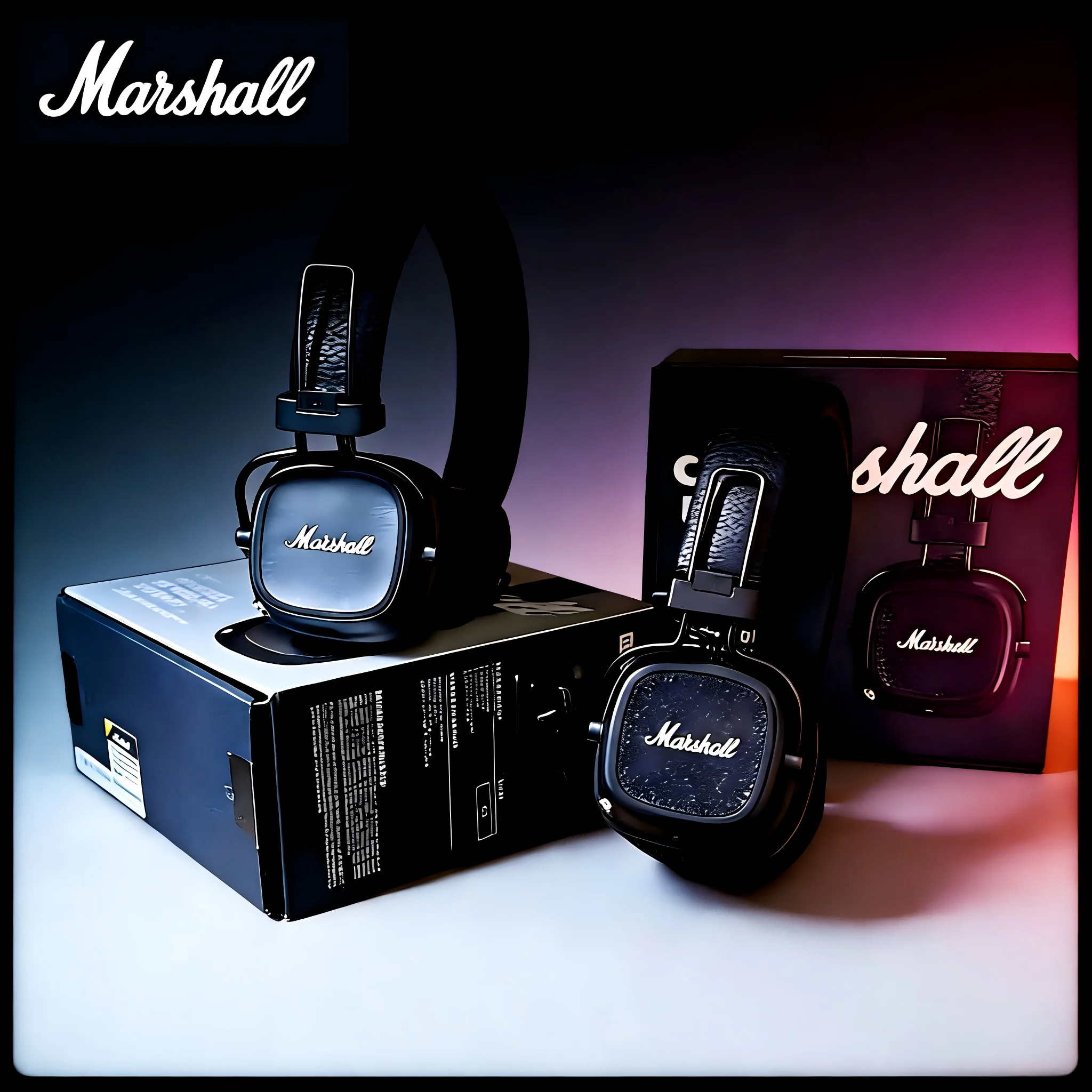Marshall Major V 5 Wireless Bluetooth On-Ear Headphones Deep Bass Surround Sound Sport Gaming Video Headset with Microphone Marshall Major V 5 Wireless Bluetooth On-Ear Headphones Deep Bass Surround Sound Sport Gaming Video Headset with Microphone