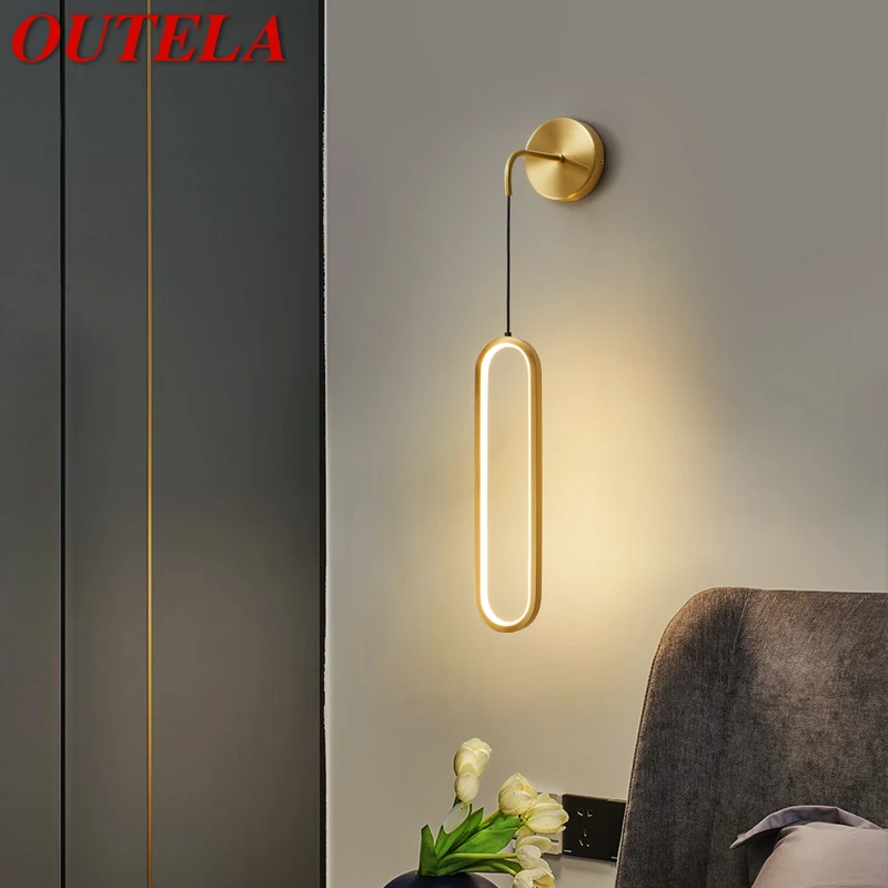 OUTELA Contemporary Copper Wall Lamp LED 3 Colors Interior Brass Gold Sconce Lighting Decor Modern Home Bedroom
OUTELA Contemporary Copper Wall Lamp LED 3 Colors Interior Brass Gold Sconce Lighting Decor Modern Home Bedroom