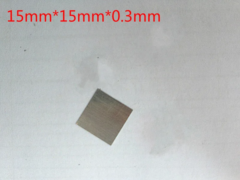 

Pure platinum tablet, platinum plate electrode, purity: 99.99%, specification: 15*15*0.3 mm.