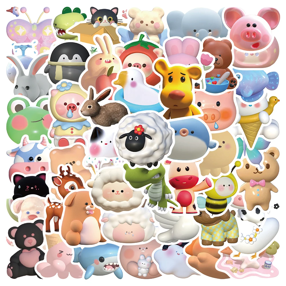10/52Pcs Cute 3D Anime Sticker Dinosaur Dog Pig Stickers Helmet Skateboard Guitar Laptop Notebook Decals Kids Girls Party Gitfs
10/52Pcs Cute 3D Anime Sticker Dinosaur Dog Pig Stickers Helmet Skateboard Guitar Laptop Notebook Decals Kids Girls Party Gitfs