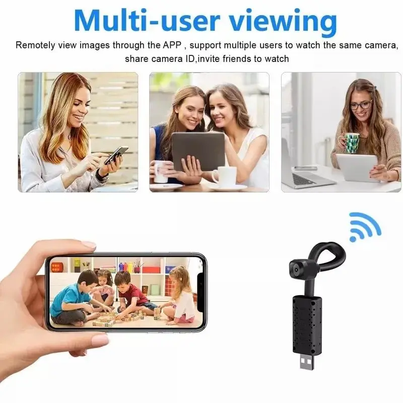 Беспроводная домашняя камера с интеллектуальным мониторингом, Wi-Fi, USB, 1080P
Беспроводная домашняя камера с интеллектуальным мониторингом, Wi-Fi, USB, 1080P