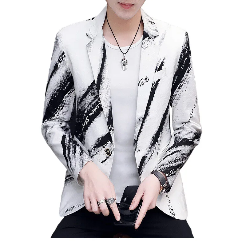 Men's suits Korean trench night club handsome blazer men outwear small suit casual jacket costume homme terno masculino slim fit
Men's suits Korean trench night club handsome blazer men outwear small suit casual jacket costume homme terno masculino slim fit