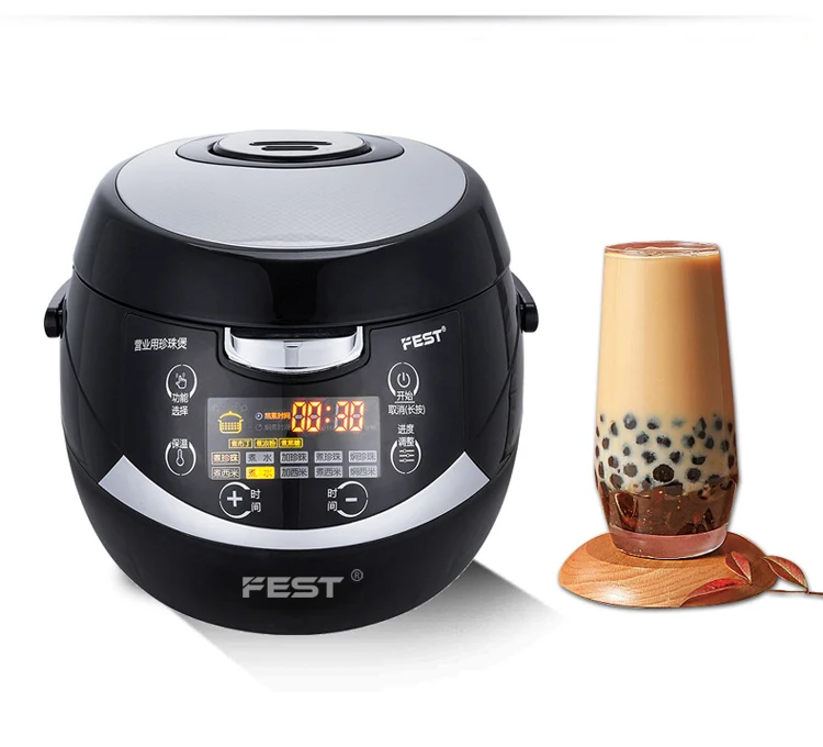 FEST 5L Automatic Smart Milk Tea Bubble Pearl Tapioca Machine Boba Cooker
FEST 5L Automatic Smart Milk Tea Bubble Pearl Tapioca Machine Boba Cooker