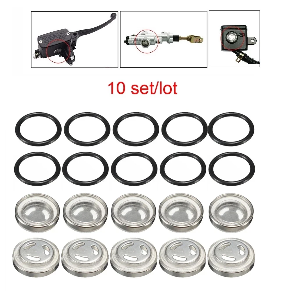 10 sets/lot Master Brake Cylinder Reservoir Sight Glass Motorcycle Dirt Bike Gasket 18mm 12mm For Honda Suzuki Kawasaki Harley
10 sets/lot Master Brake Cylinder Reservoir Sight Glass Motorcycle Dirt Bike Gasket 18mm 12mm For Honda Suzuki Kawasaki Harley