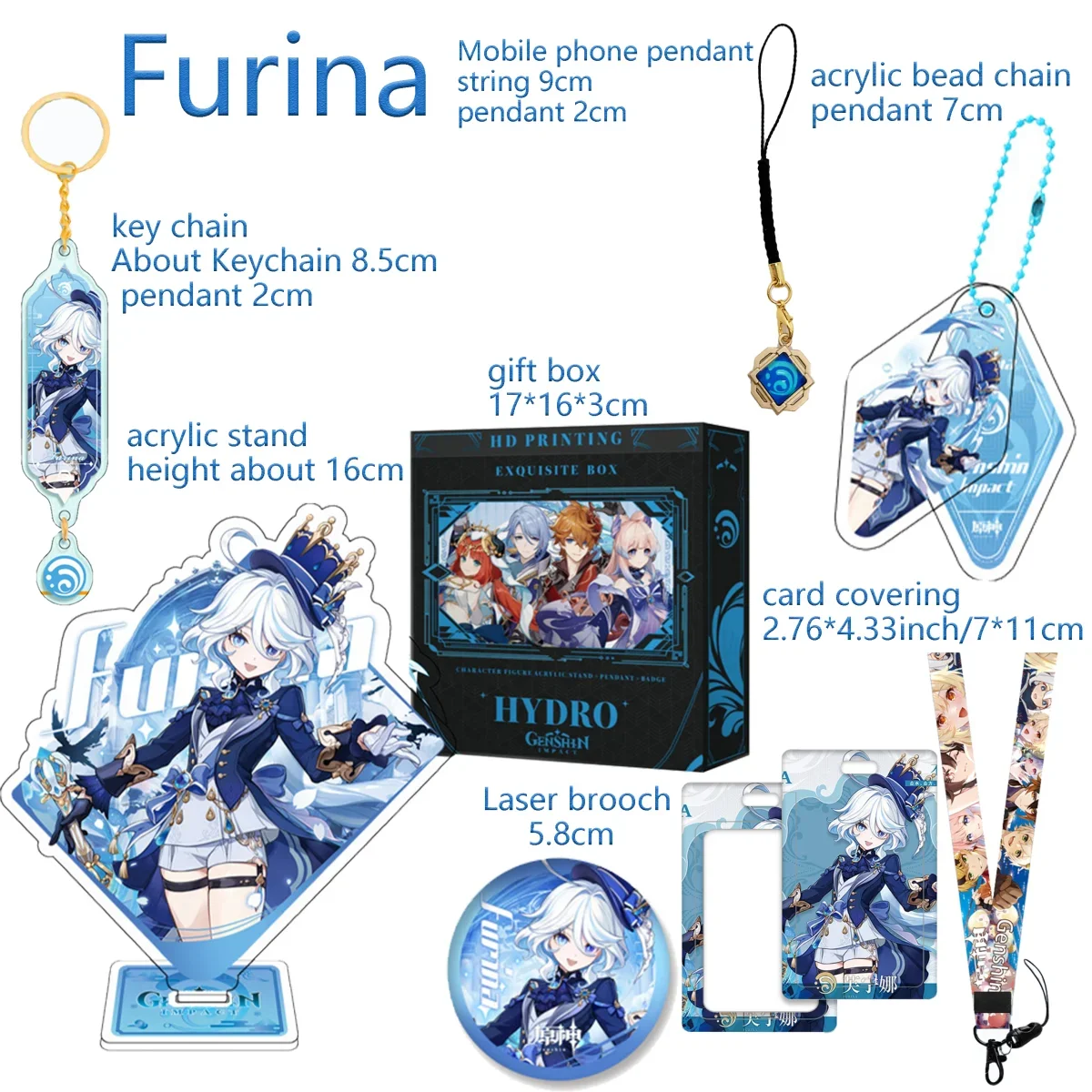 Hot Game Wanderer Xiao Furina Neuvillette Wriothesley Navia Chevreuse Lyney Decoration Pendant Gift Box Gift Keychain
Hot Game Wanderer Xiao Furina Neuvillette Wriothesley Navia Chevreuse Lyney Decoration Pendant Gift Box Gift Keychain