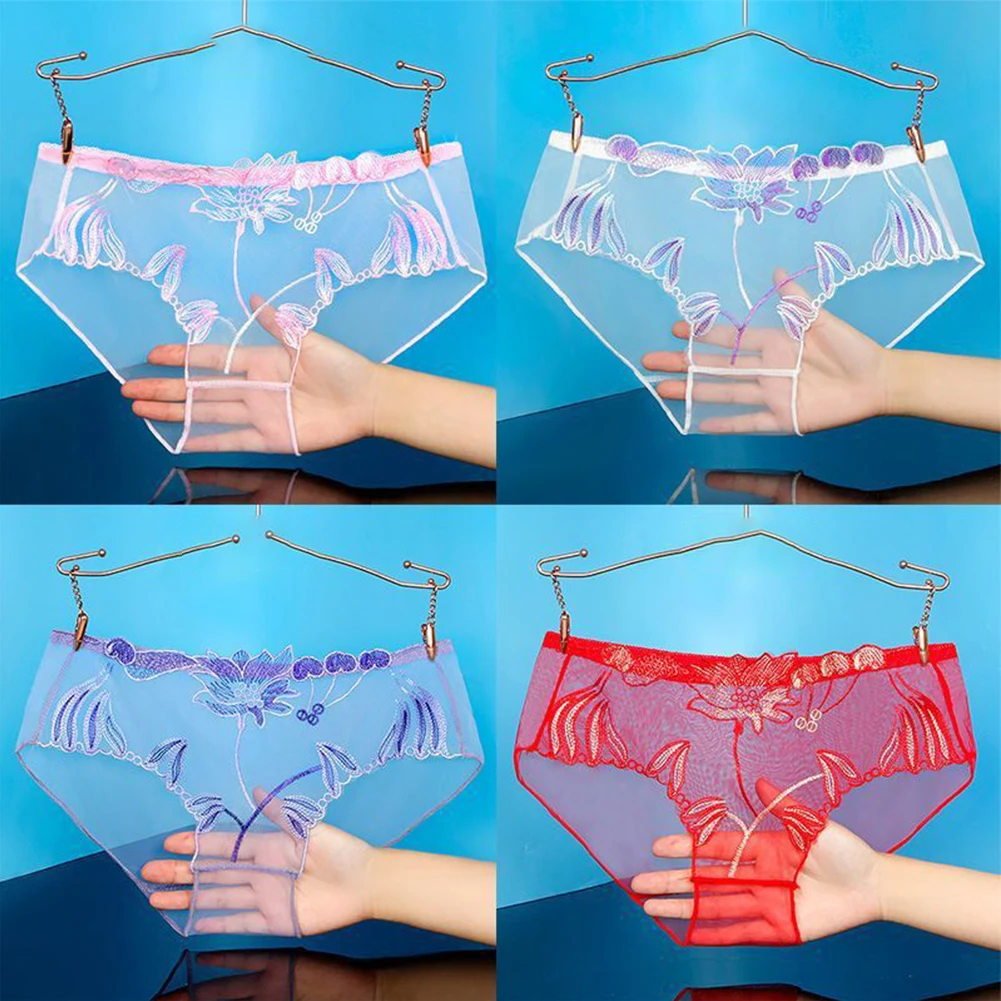 4 Pack Womens Transparent Briefs Sexy Sheer Ultra Thin Seamless Knickers Embroidery Panties Underwear Female Erotic Lingerie
4 Pack Womens Transparent Briefs Sexy Sheer Ultra Thin Seamless Knickers Embroidery Panties Underwear Female Erotic Lingerie