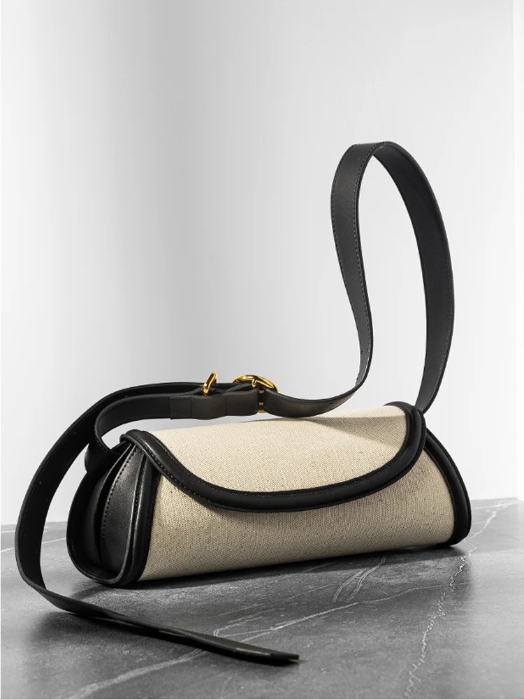 Luxury women's new niche design leather bucket bag for women's canvas commuting, extremely simple shoulder and underarm bag
Luxury women's new niche design leather bucket bag for women's canvas commuting, extremely simple shoulder and underarm bag