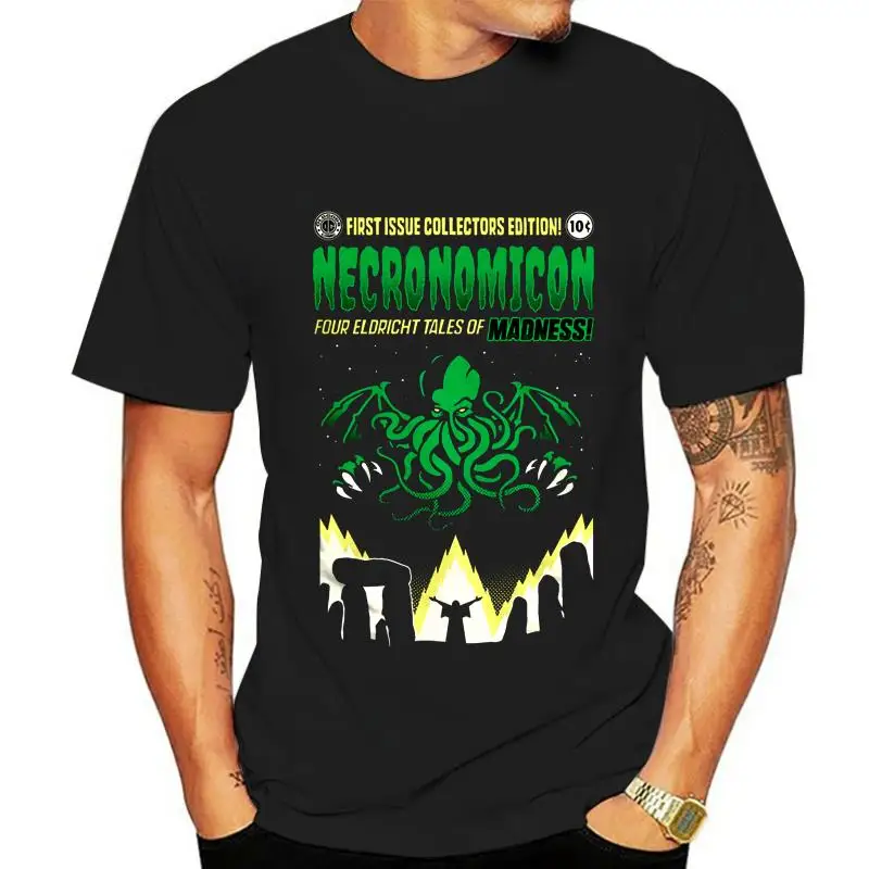 Классическая мужская футболка H P Lovecraft Necronomicon, женская одежда всех размеров с принтом, футболка
Классическая мужская футболка H P Lovecraft Necronomicon, женская одежда всех размеров с принтом, футболка