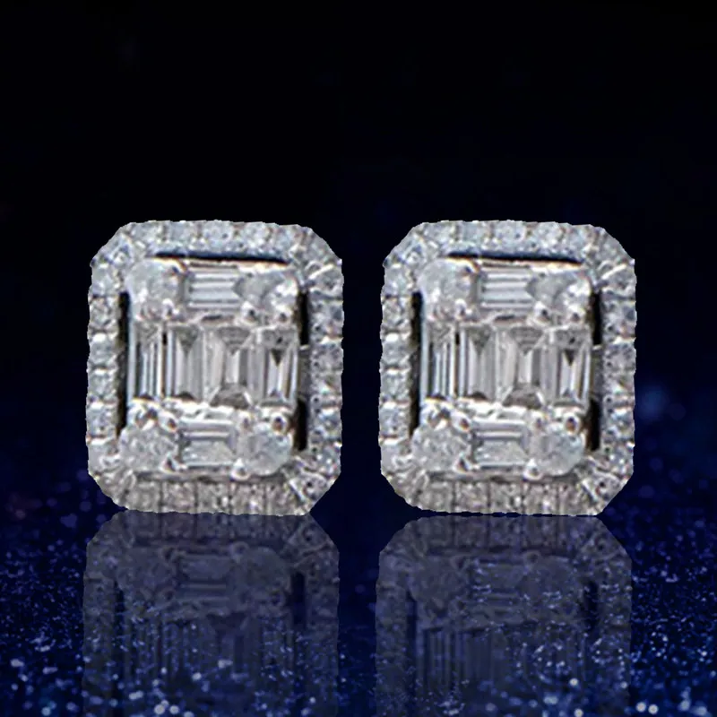 Geometric Stud Earrings Women Daily Wear Party Shiny Cubic Zirconia Ear Piercing Accessories Fashion Contracted Jewelry Geometric Stud Earrings Women Daily Wear Party Shiny Cubic Zirconia Ear Piercing Accessories Fashion Contracted Jewelry