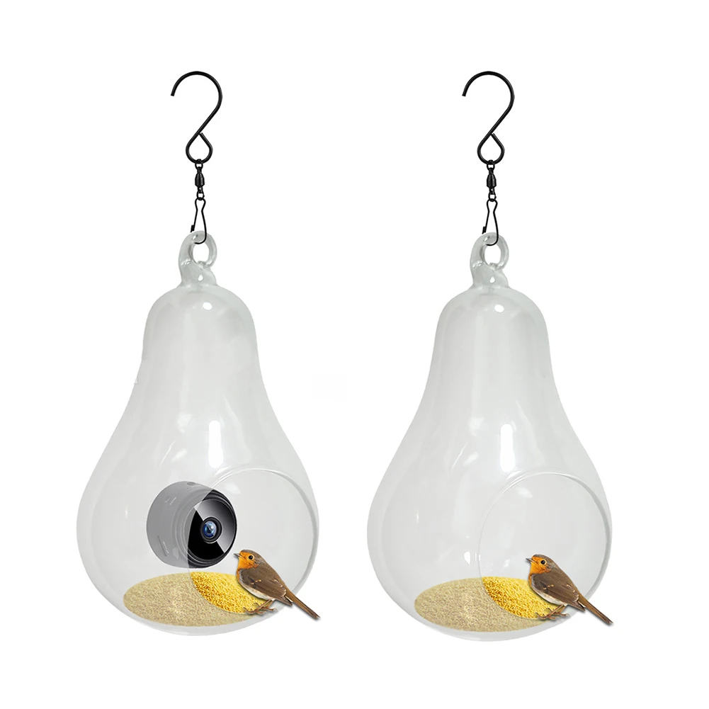 Smart Bird Feeder With Camera WiFi Connection Glass Transparent Pet Smart Bird Feeder Outdoor Garden Bird Supplies
Smart Bird Feeder With Camera WiFi Connection Glass Transparent Pet Smart Bird Feeder Outdoor Garden Bird Supplies