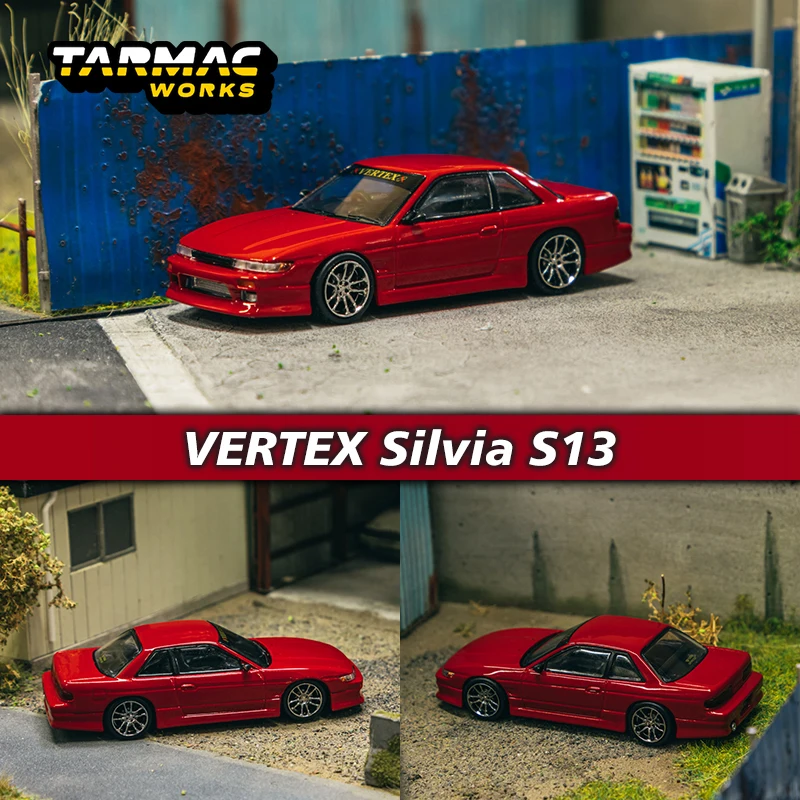 TW в наличии 1:64 VERTEX Silvia S13 коллекция красных металлических литых моделей автомобилей Коллекция миниатюрных машин Tarmac Works
TW в наличии 1:64 VERTEX Silvia S13 коллекция красных металлических литых моделей автомобилей Коллекция миниатюрных машин Tarmac Works