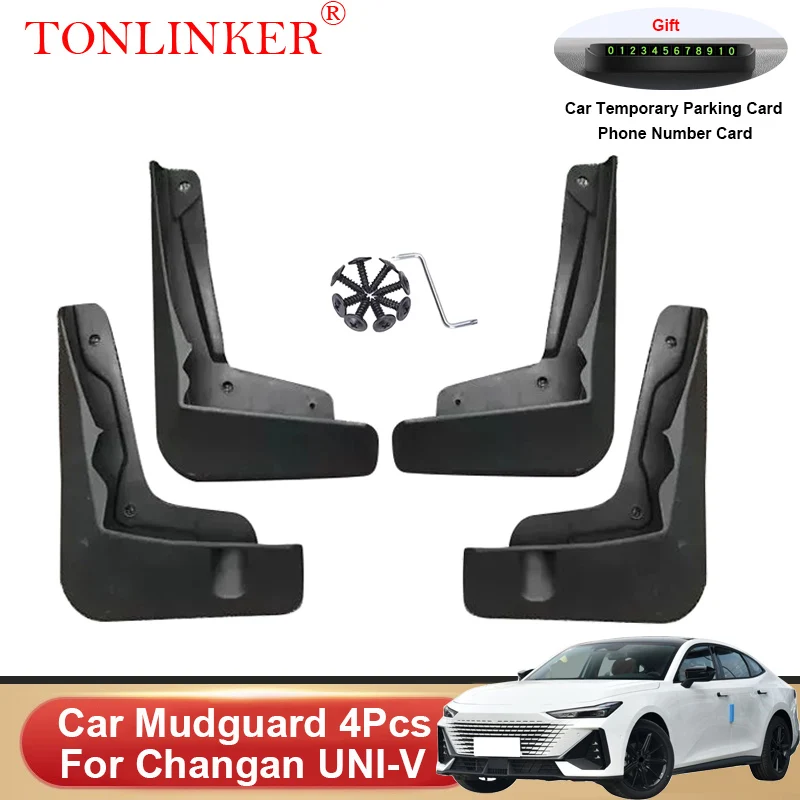 TONLINKER Car Mudguard For Changan Uni-V Sedan UNIV 2022- Mudguards Splash Guards Front Rear Fender Mudflaps 4pcs Accessories 
TONLINKER Car Mudguard For Changan Uni-V Sedan UNIV 2022- Mudguards Splash Guards Front Rear Fender Mudflaps 4pcs Accessories