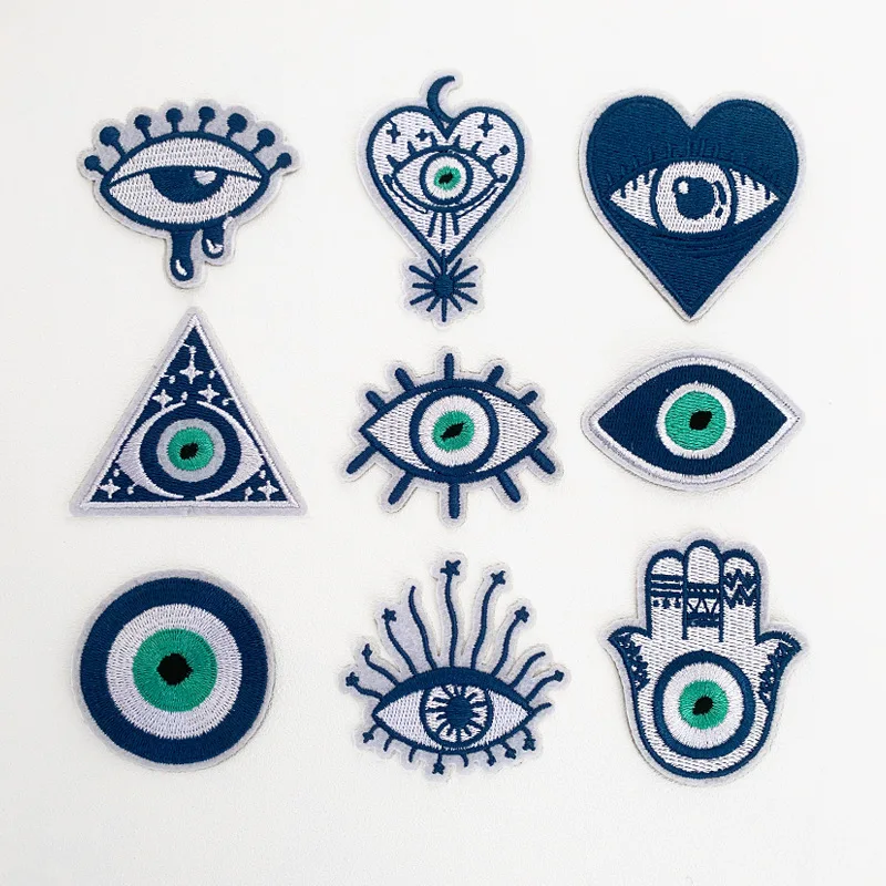 Devil's Eye 3pcs Patch Embroidery Stick-On Clothes Badges Clothing Accessories Decorative Stickers Appliques for T-shirt Jacket
Devil's Eye 3pcs Patch Embroidery Stick-On Clothes Badges Clothing Accessories Decorative Stickers Appliques for T-shirt Jacket