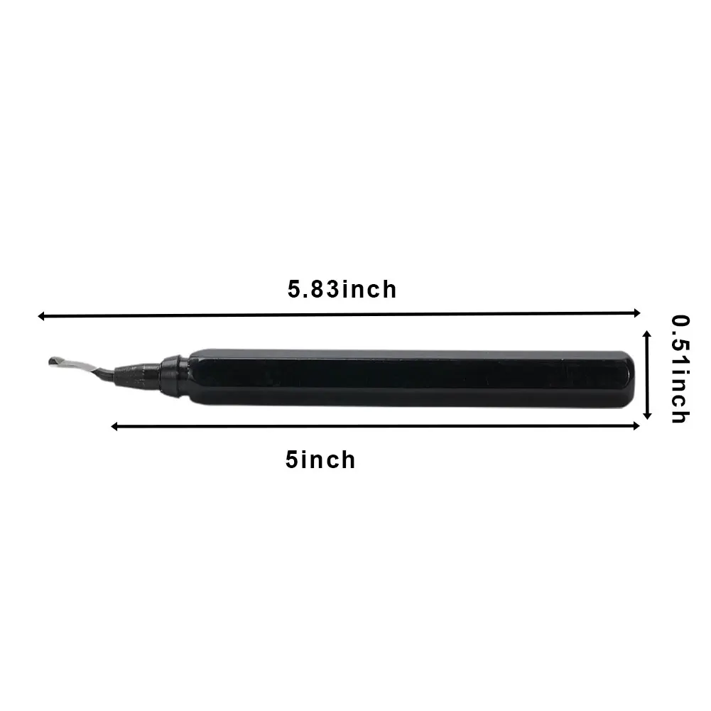 Blade Deburring Handle Shank Steel Tool 14.4cmx1.25cm/5.55inx0.49in 2pcs/set Aluminum Black Full Metal Brand New
Blade Deburring Handle Shank Steel Tool 14.4cmx1.25cm/5.55inx0.49in 2pcs/set Aluminum Black Full Metal Brand New