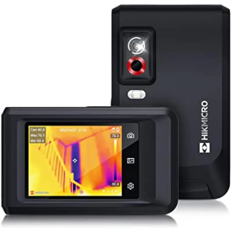 

HIKMICRO Thermal Camera Pocket2 256 x 192 IR 25 Hz, Wi-Fi, 3.5" Touch Screen Thermal Imager, IP54, -4°F~752°F