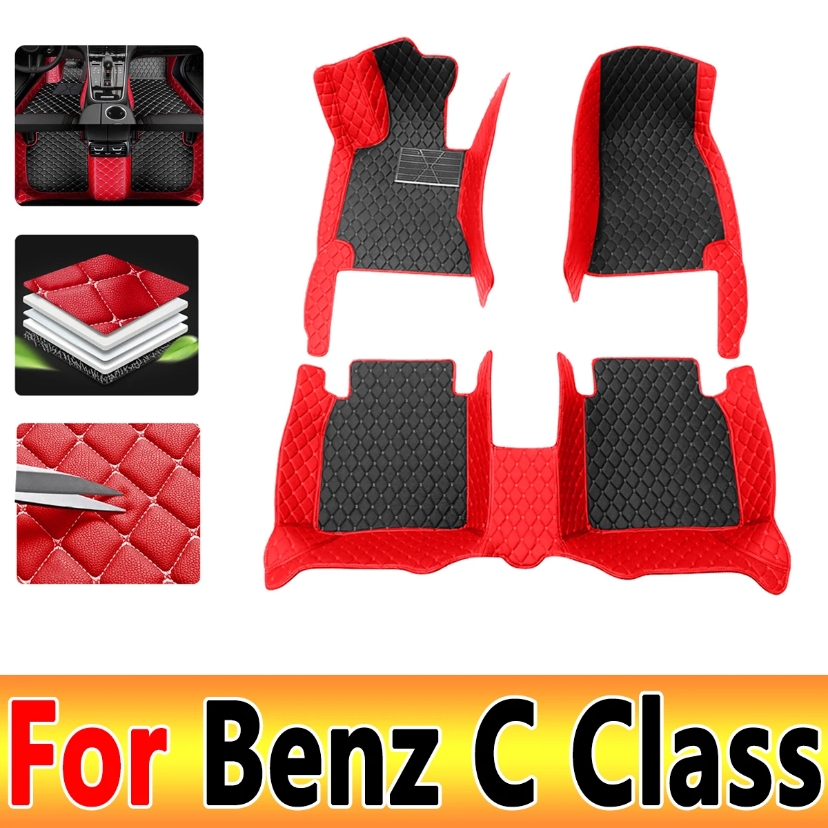 Автомобильные коврики для Mercedes Benz C Class W205 C180 200 220 250 260 300 350 400 450-15 2014 2016 2017 2018 2019 2020 аксессуары
Автомобильные коврики для Mercedes Benz C Class W205 C180 200 220 250 260 300 350 400 450-15 2014 2016 2017 2018 2019 2020 аксессуары