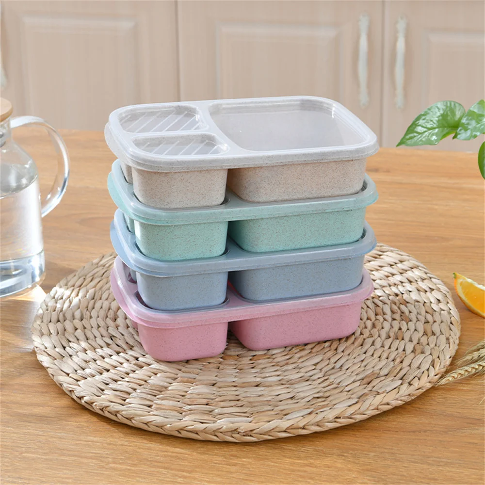 

Lunch Box Environmental Friendly Four- Kitchen Utensils Tableware Food Storage Four Colors Optional Household Lunch Bag