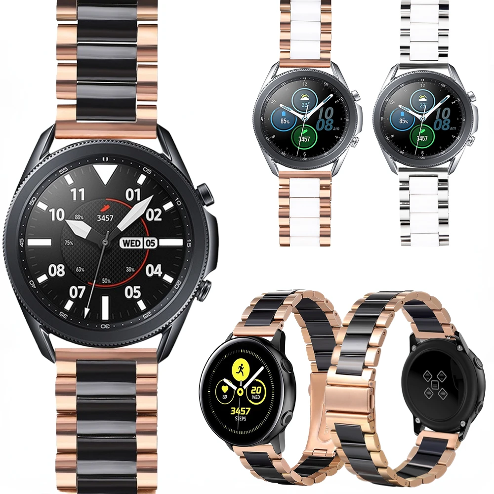 22mm Watch Metal Ceramic Strap for Samsung Galaxy Watch/Huawei Watch 46mm/Amazifit GTR 47mm Correa for Samsung Watch 3 45mm Band 
22mm Watch Metal Ceramic Strap for Samsung Galaxy Watch/Huawei Watch 46mm/Amazifit GTR 47mm Correa for Samsung Watch 3 45mm Band
