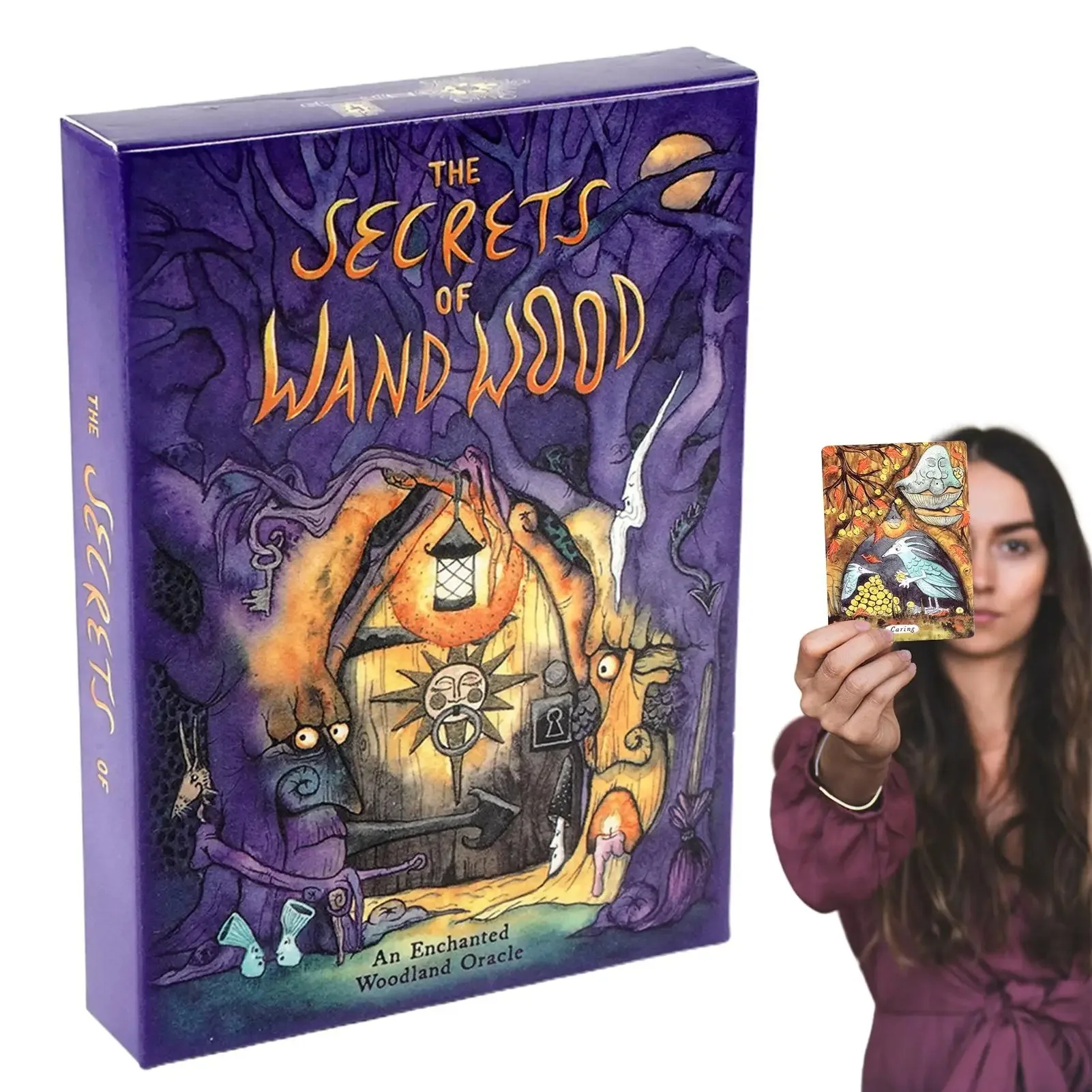Tarot Oracle Card Mysterious Divination Tarot Card The Secrets of Wand Wood Tarot Female Girl Card Game Board Game English Play
Tarot Oracle Card Mysterious Divination Tarot Card The Secrets of Wand Wood Tarot Female Girl Card Game Board Game English Play