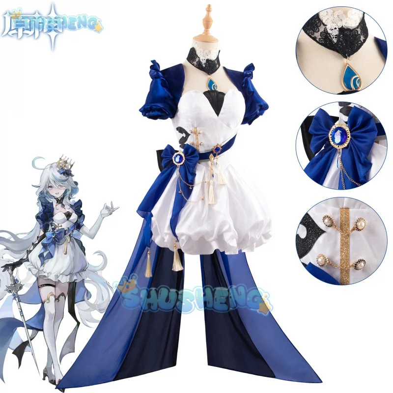 Furina Focalors Doujin Cosplay Costume Game Genshin Impact Fontaine Alice Women Cute Dress
Furina Focalors Doujin Cosplay Costume Game Genshin Impact Fontaine Alice Women Cute Dress