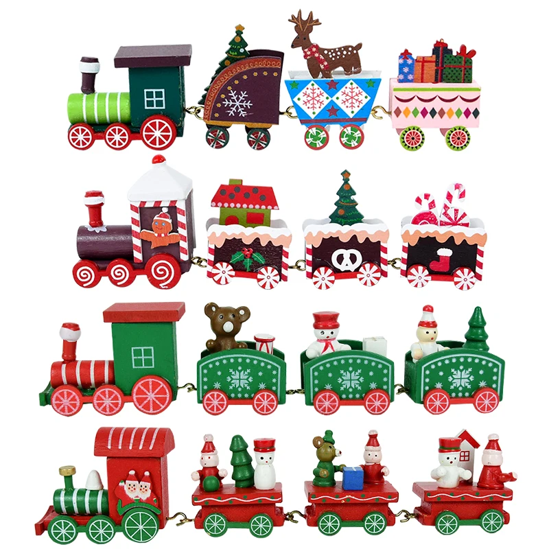 Christmas Wooden Train Ornament Christmas Table Decor New Year Party Decoration For Home 2023 Navidad Kid's Favorite Gifts Toys 
Christmas Wooden Train Ornament Christmas Table Decor New Year Party Decoration For Home 2023 Navidad Kid's Favorite Gifts Toys
