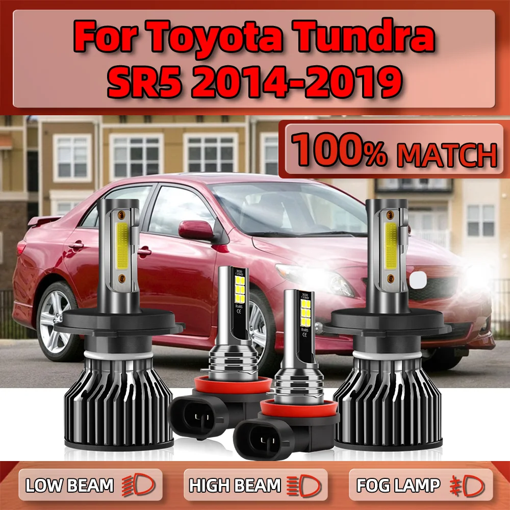 Canbus LED Car Headlight Bulbs 240W 40000LM Auto Lamps 12V 6000K Plug & Play For Toyota Tundra SR5 2014 2015 2016 2017 2018 2019
Canbus LED Car Headlight Bulbs 240W 40000LM Auto Lamps 12V 6000K Plug & Play For Toyota Tundra SR5 2014 2015 2016 2017 2018 2019