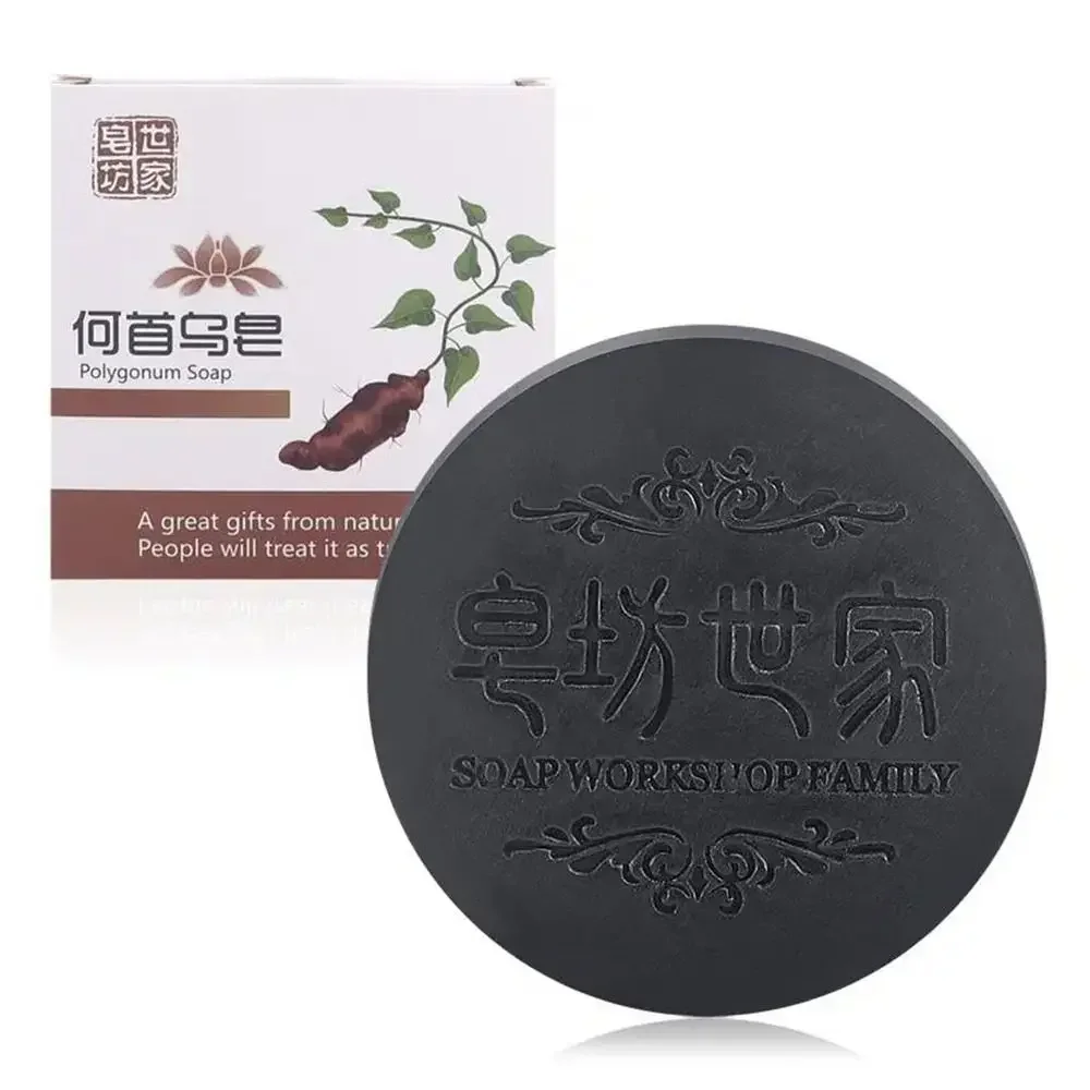 

1PC Promotes Hair Growth Prevents Hair Loss He Shou Wu Soap Essential Oil Soaps Multiflora Shampoo Bar Shampoo Soap