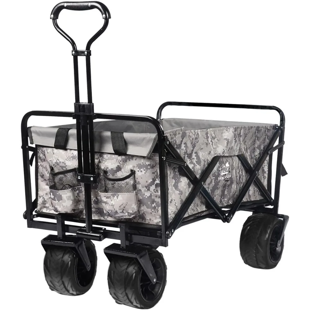 Garden Car, Heavy Duty Foldable Beach Wagon with Big Wheels for Sand All-Terrain Utility Beach Cart, Foldable Beach Wagon Cart
Garden Car, Heavy Duty Foldable Beach Wagon with Big Wheels for Sand All-Terrain Utility Beach Cart, Foldable Beach Wagon Cart