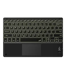 AVATTO Russian/Spanish/English 10.1 inch Backlight Tablet Keyboard with Touchpad Bluetooth Keyboard for Android, Windows, iOS
AVATTO Russian/Spanish/English 10.1 inch Backlight Tablet Keyboard with Touchpad Bluetooth Keyboard for Android, Windows, iOS