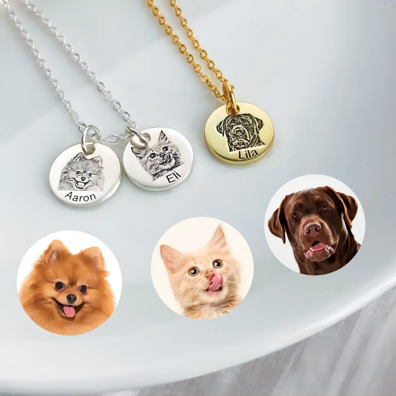 Single-side Customization Stainless Steel Pet Cat Dog Photo Graffiti Pendant Keychain Bracelet Pet supplies
Single-side Customization Stainless Steel Pet Cat Dog Photo Graffiti Pendant Keychain Bracelet Pet supplies