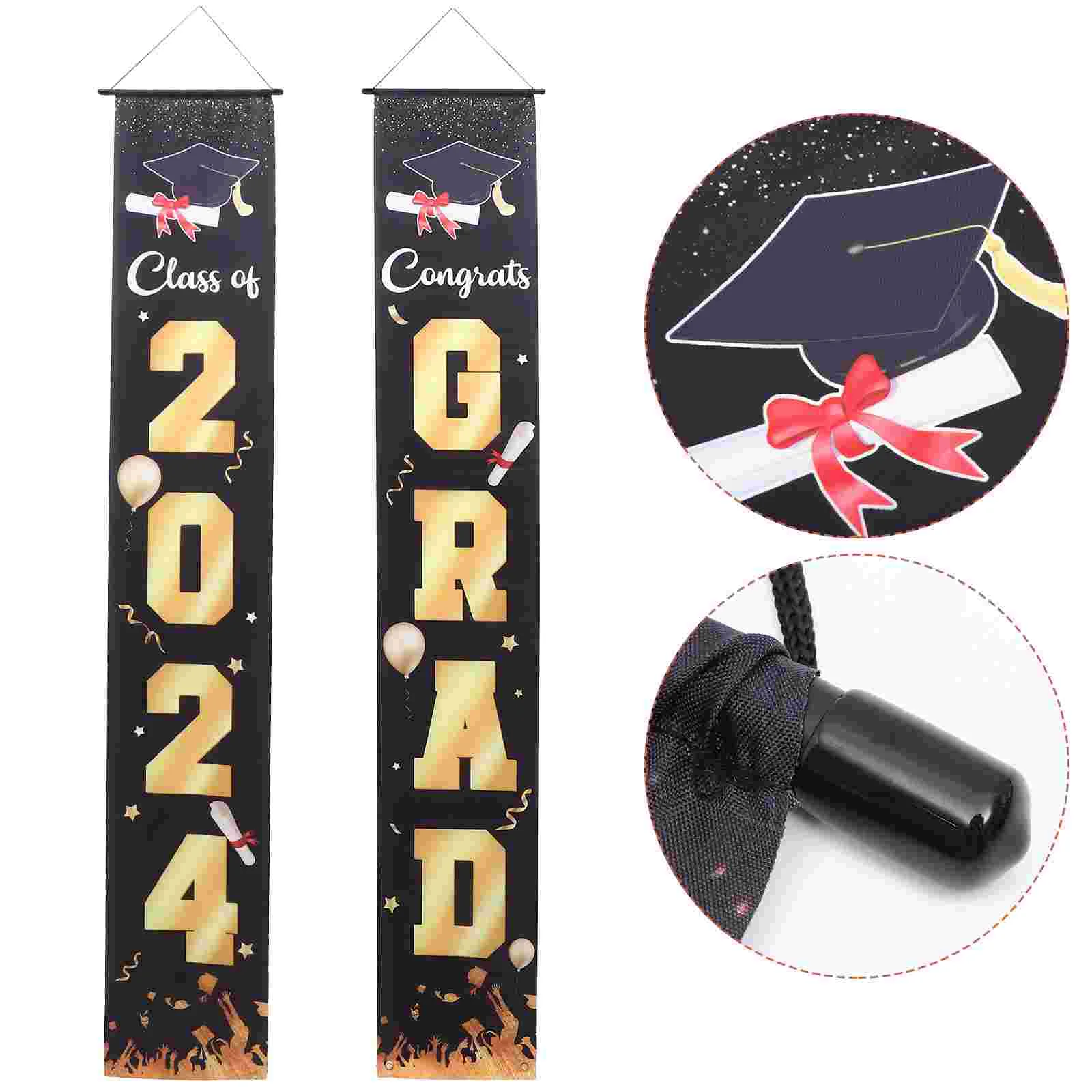 

Graduation Porch Sign Graduation Porch Banners Door Banner For Graduation Graduation Season Ornament Graduation Banner