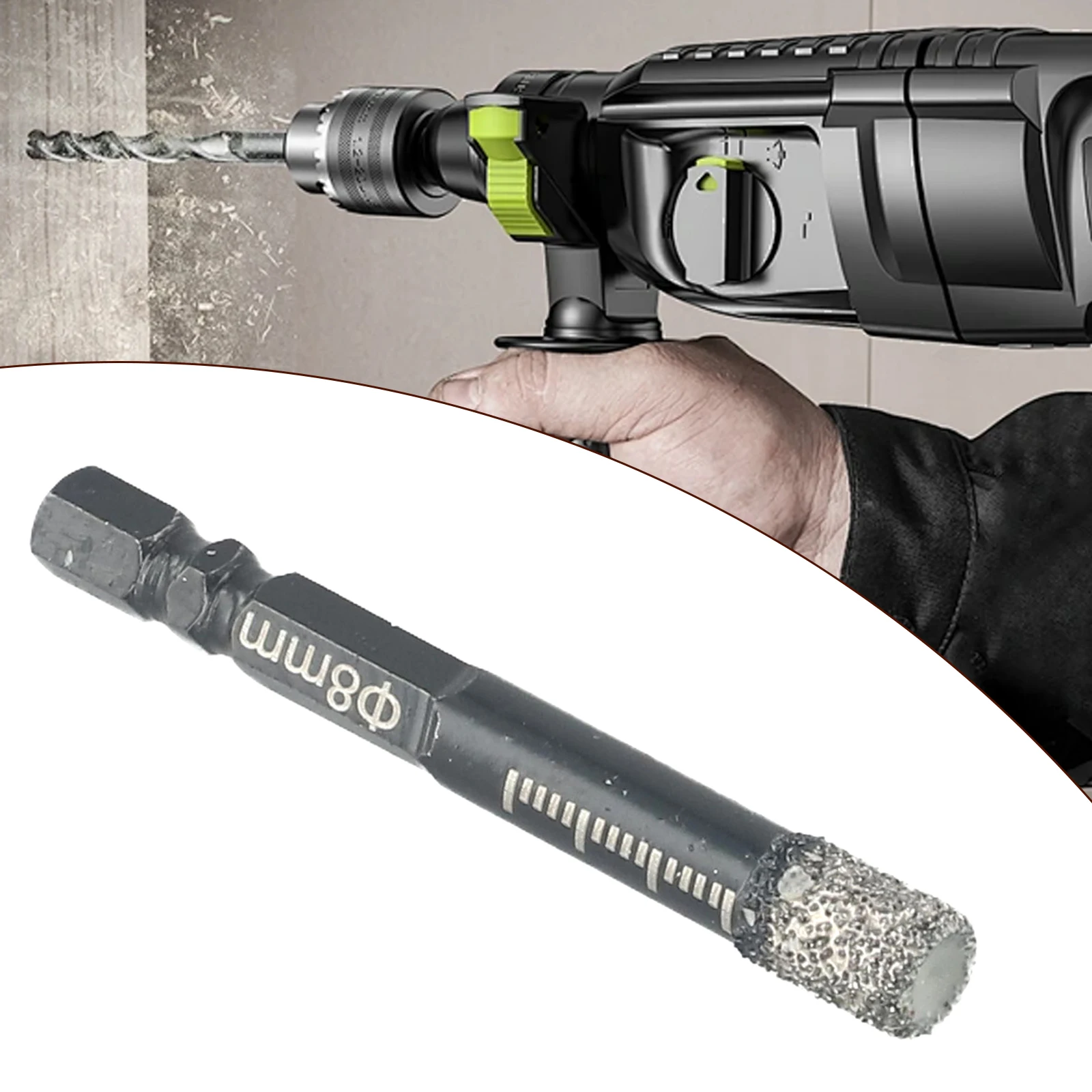 6/8/10/12/14mm Diamond Dry Drill Bits Hole Saw Cutter For Marble Ceramic Tile High Efficiency Drilling Granite Masonry Concrete
6/8/10/12/14mm Diamond Dry Drill Bits Hole Saw Cutter For Marble Ceramic Tile High Efficiency Drilling Granite Masonry Concrete