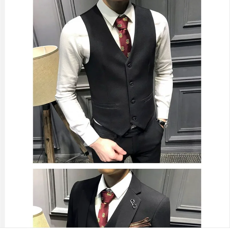 3187 Suit men's full set Korean style slim youth formal dress groom wedding suit
3187 Suit men's full set Korean style slim youth formal dress groom wedding suit