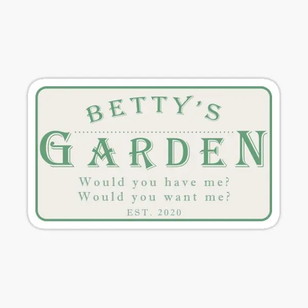 Betty Is Garden Sign 5PCS Car Stickers for Stickers Background Living Room Window Art Room Funny Laptop Decor Luggage
Betty Is Garden Sign 5PCS Car Stickers for Stickers Background Living Room Window Art Room Funny Laptop Decor Luggage