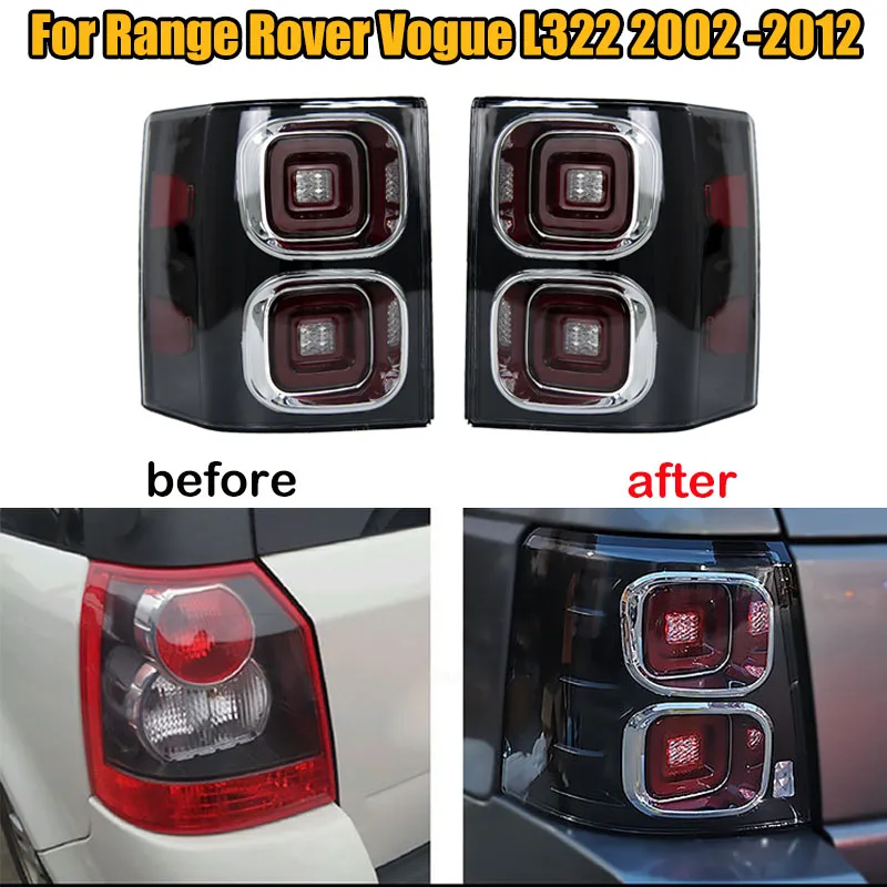 

For Range Rover Vogue L322 2002 -2012 Facelift Upgrade LED Taillights Rear Tail Light Brake Lamp Signal Light Car Accessories