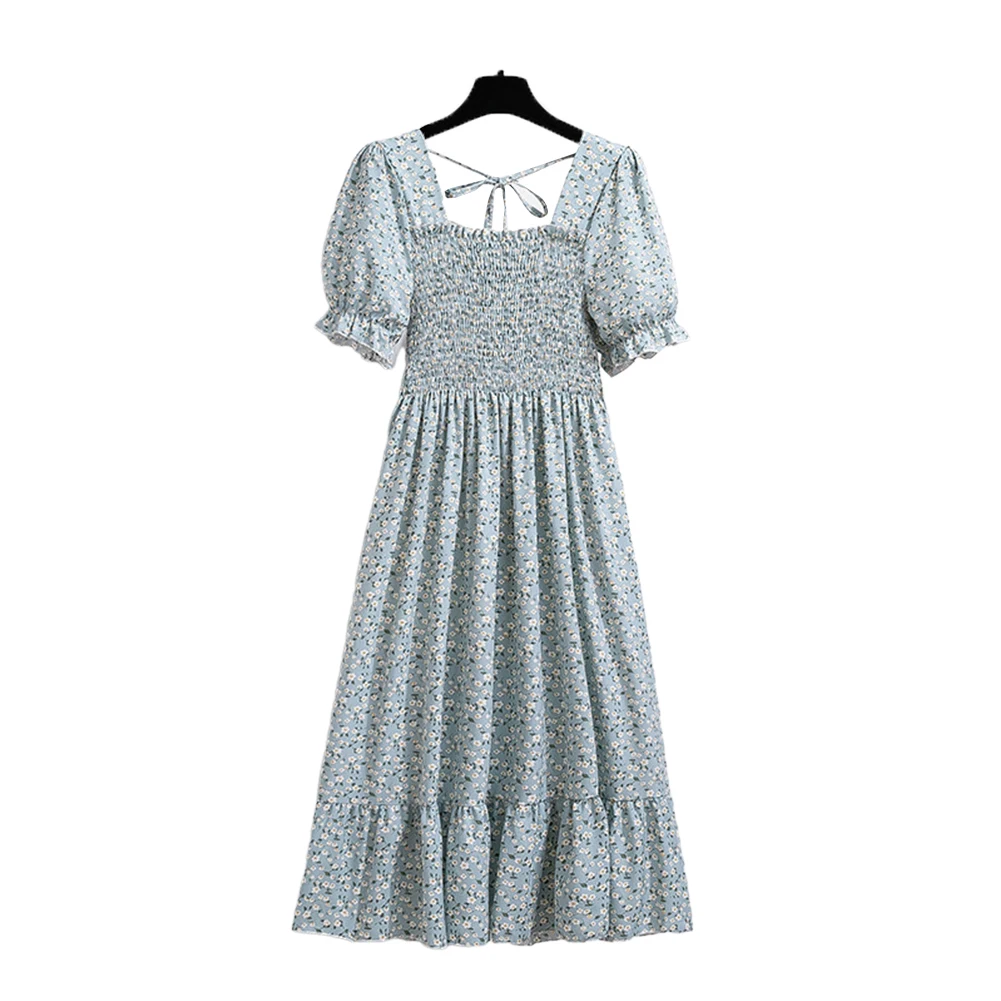 Summer Fairy Dress Women French Style Vintage Retro Chiffon Dress Puff Sleeve Casual Elegant Floral Print Dress Women
Summer Fairy Dress Women French Style Vintage Retro Chiffon Dress Puff Sleeve Casual Elegant Floral Print Dress Women