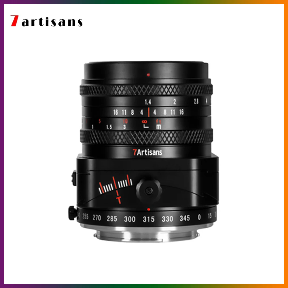 

7artisans 50mm F1.4 Tilt-Shift APS-C Camera Lens Large Aperture for Sony E Fuji X M4/3 Mount Camera