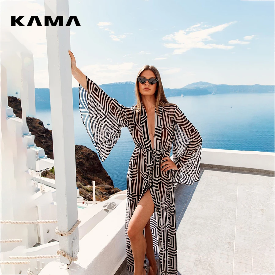 Женские Купальники KAMA из двух частей 2024, Модный комплект бикини с накидкой, Элегантный купальный костюм с принтом в полоску, пляжная одежда
Женские Купальники KAMA из двух частей 2024, Модный комплект бикини с накидкой, Элегантный купальный костюм с принтом в полоску, пляжная одежда