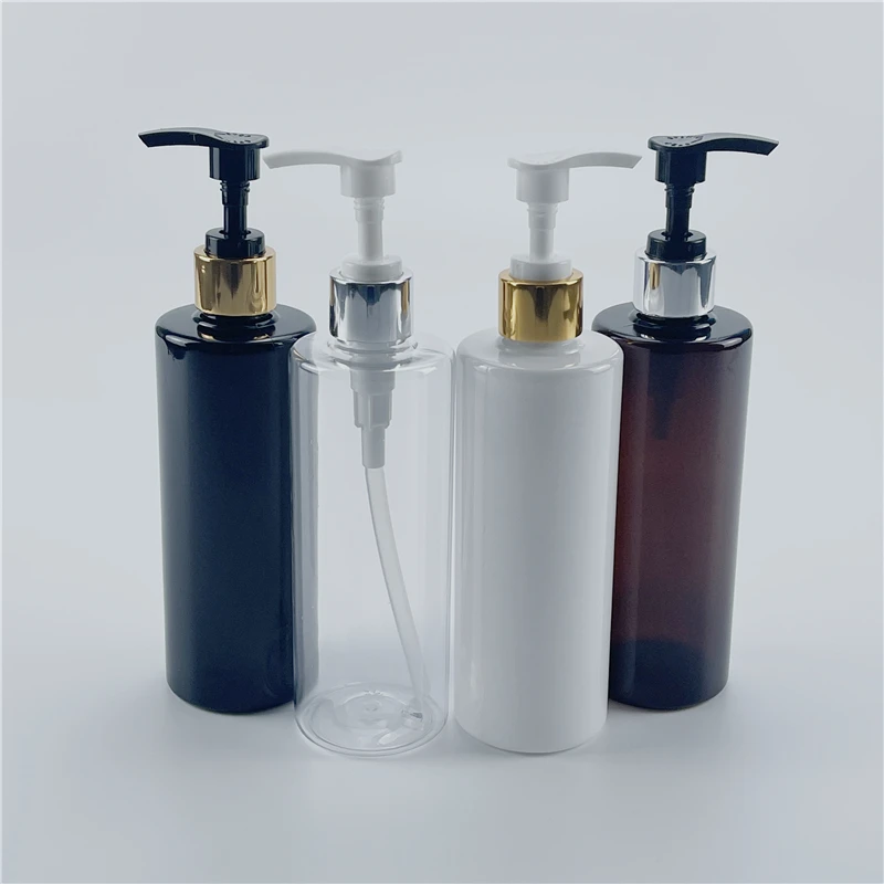 300ML X 20 Silver Gold Collar Lotion Pump Cosmetics Bottles Empty Plastic Containers For Shampoo Lotion Liquid Soap Sub-bottling
300ML X 20 Silver Gold Collar Lotion Pump Cosmetics Bottles Empty Plastic Containers For Shampoo Lotion Liquid Soap Sub-bottling
