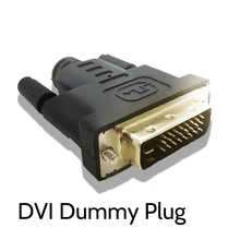 DVI Dummy Plug for PC Comptuer Desktop, Video/Graphics Card Virtual Display Adapter, Support 1080P Full HD, Mining Accessories
DVI Dummy Plug for PC Comptuer Desktop, Video/Graphics Card Virtual Display Adapter, Support 1080P Full HD, Mining Accessories