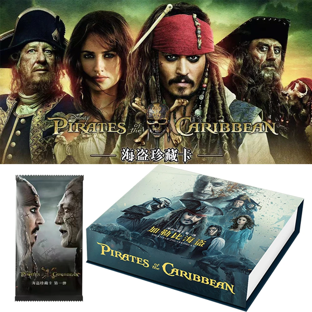 Original DISNEY Pirates of the Caribbean Collection Card for Children Movie Star Iron Man Thanos Bronzing Anime Flash Card Toys
Original DISNEY Pirates of the Caribbean Collection Card for Children Movie Star Iron Man Thanos Bronzing Anime Flash Card Toys