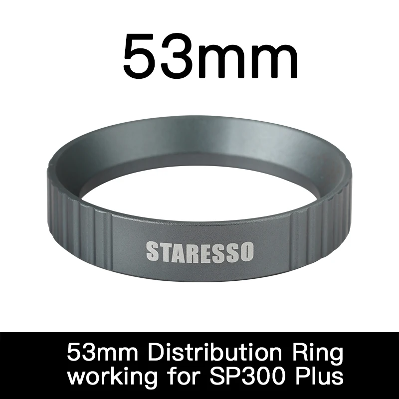 STARESSO 53MM Distribution Ring for SP300 PLUS ESPRESSO MAKER Original spare part
STARESSO 53MM Distribution Ring for SP300 PLUS ESPRESSO MAKER Original spare part