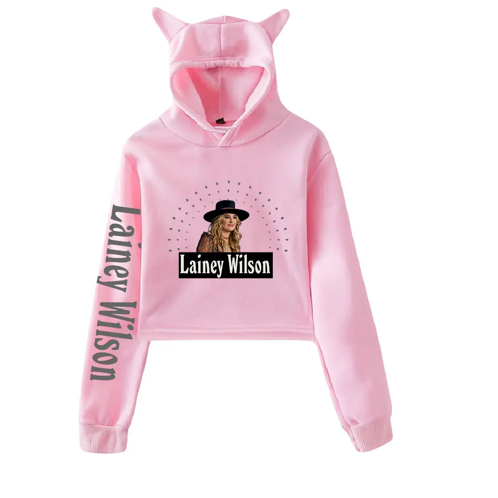 Lainey Wilson Cat Ear Hoodie Women Long Sleeve Cropped Sweatshirts Female Casual Streetwear Crop Tops
Lainey Wilson Cat Ear Hoodie Women Long Sleeve Cropped Sweatshirts Female Casual Streetwear Crop Tops