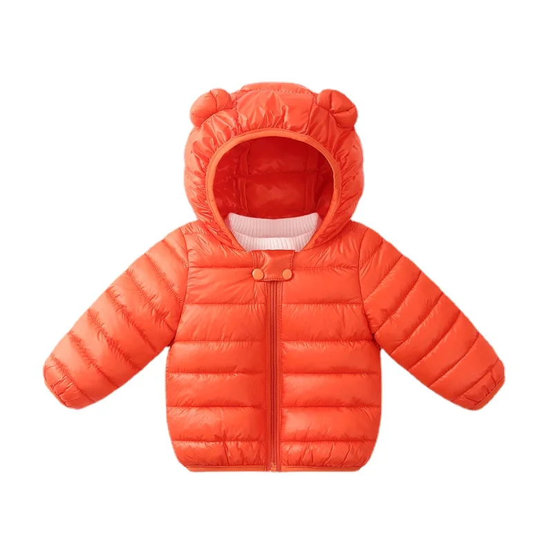 

Осенне-зимняя детская верхняя одежда, пуховики для маленьких мальчиков и девочек, новая куртка с мультяшной мышью для мальчиков и девочек, теплая детская легкая куртка