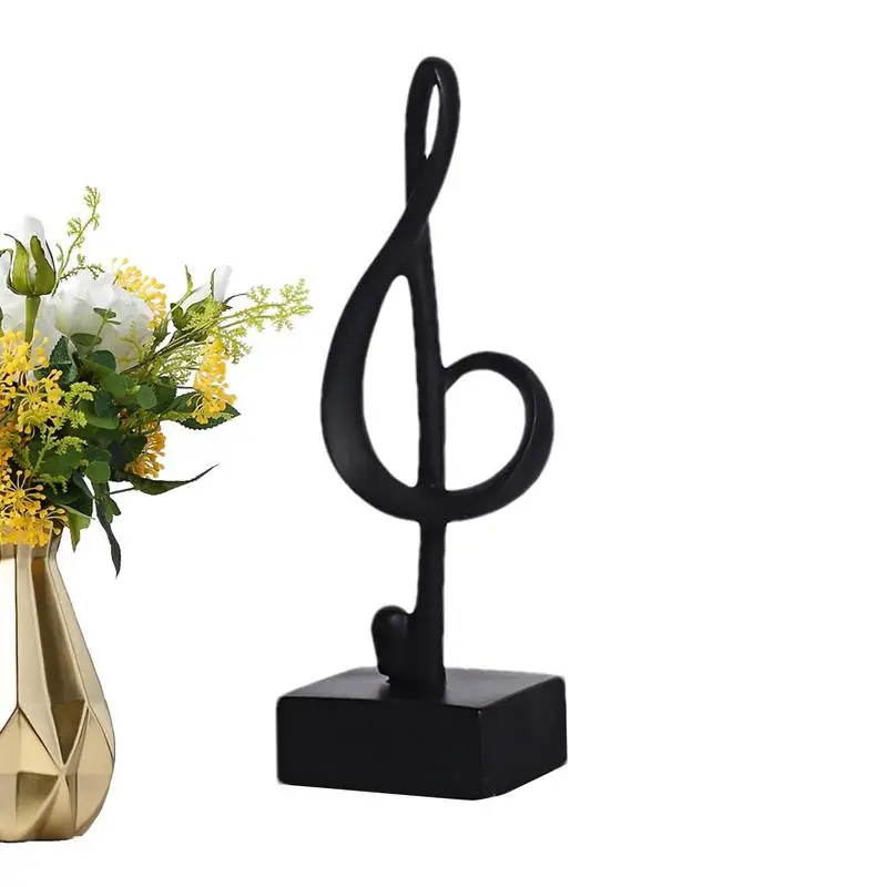 

Music Note Figurine Desktop Resin Music Note Sculpture Portable Statue For Home Decoration Collection Souvenir Novelty Note